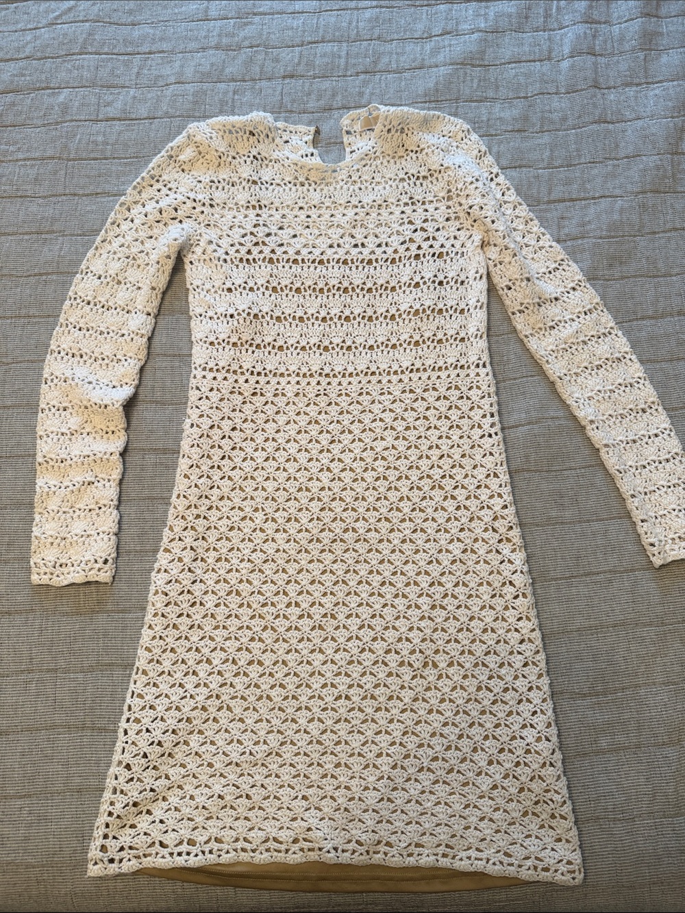 Michael Kors Crochet Dress with Slip